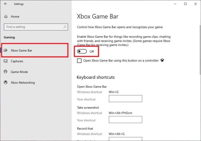 How to Disable Xbox Game Bar on Windows 10 for Better FPS