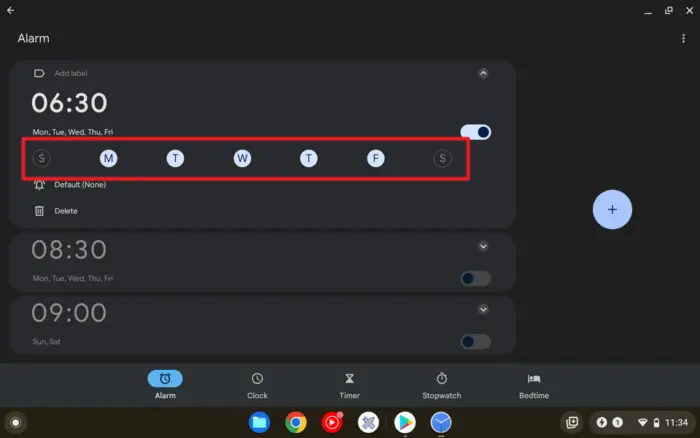 select days - How to Set an Alarm on Chromebook & Make Sure It Will Ring 15