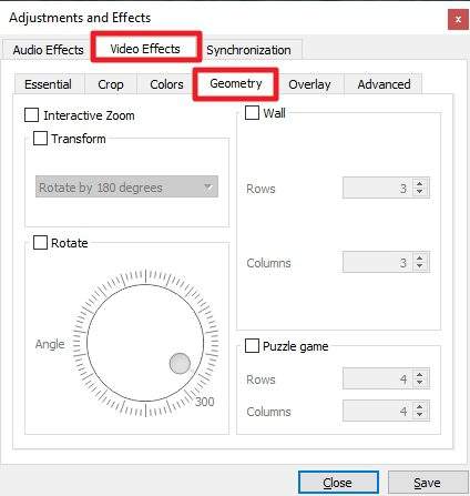 geometry - How to Rotate Video in VLC & Save it to Your Computer 9