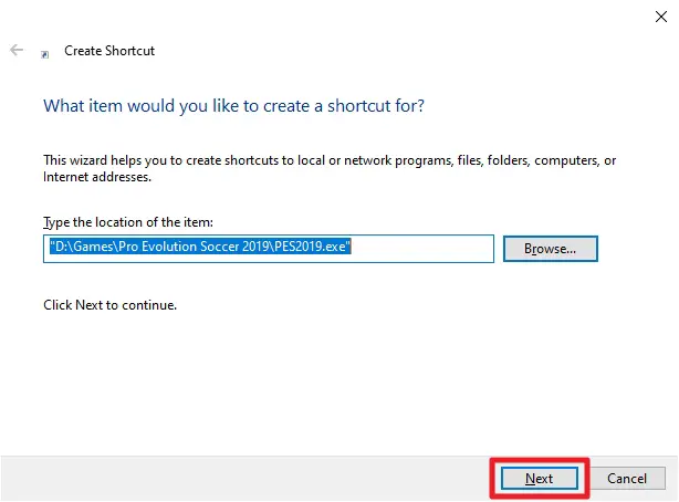 next 6 - How to Make a Simple Desktop Shortcut to App or Folder 13