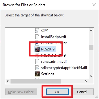 select target - How to Make a Simple Desktop Shortcut to App or Folder 11