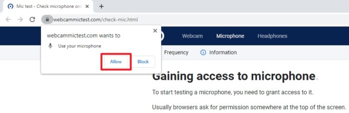 allow access - How to Allow Microphone Access on Chrome Browser 15