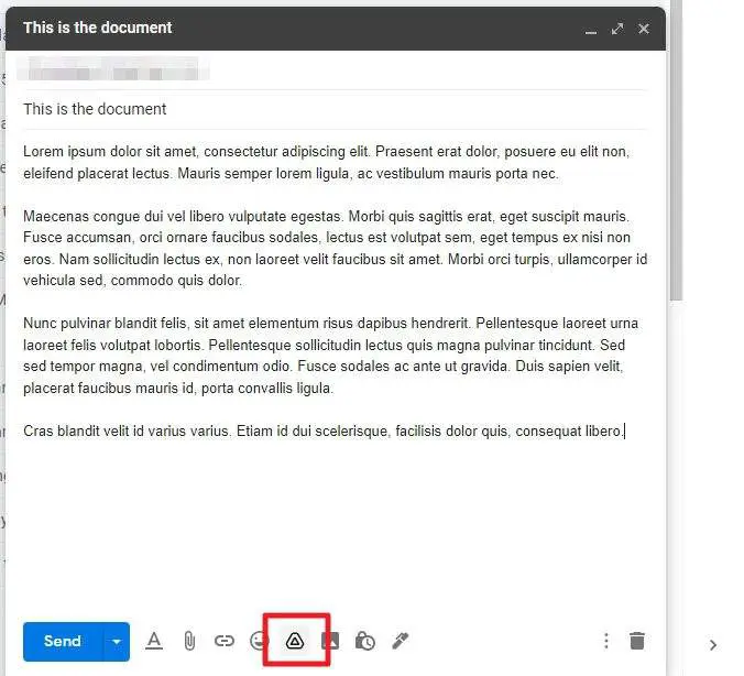 how to add gmail in google docs