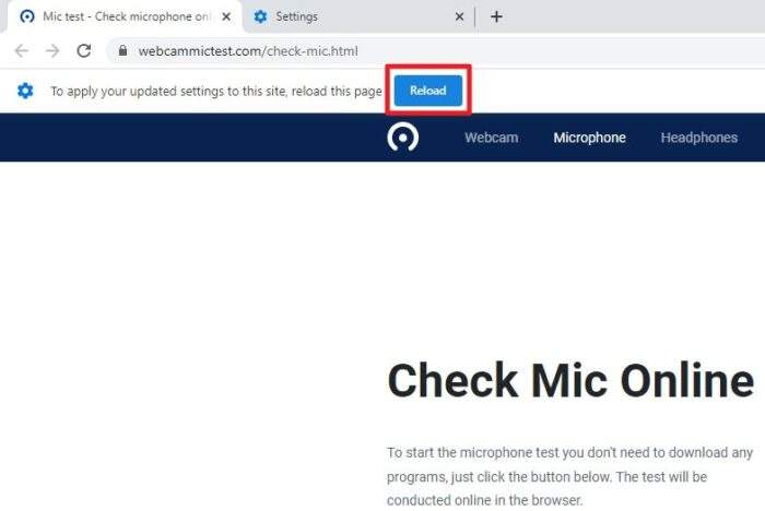 reload page - How to Allow Microphone Access on Chrome Browser 12 reload page - How to Allow Microphone Access on Chrome Browser 11