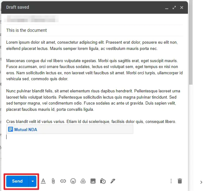send message - How to Attach a Google Docs Document to Gmail Message 13