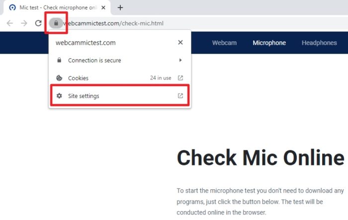 site settings - How to Allow Microphone Access on Chrome Browser 7