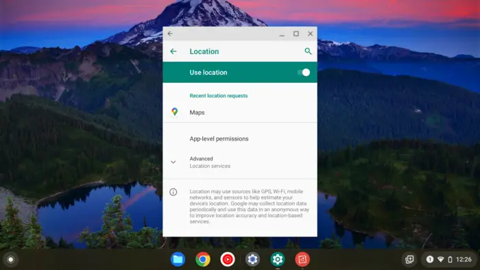 Screenshot 2022 08 11 12.26.41 - How to turn On / Off Location Service on a Chromebook 15