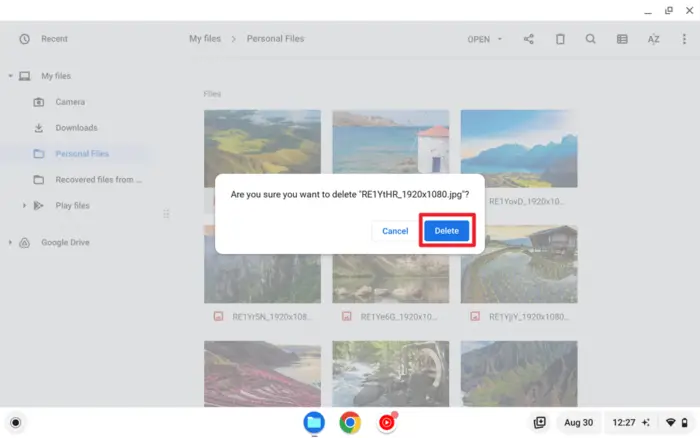 Screenshot 2022 08 30 12.27.39 - How to Delete Images on Chromebook to Free Up Space 15