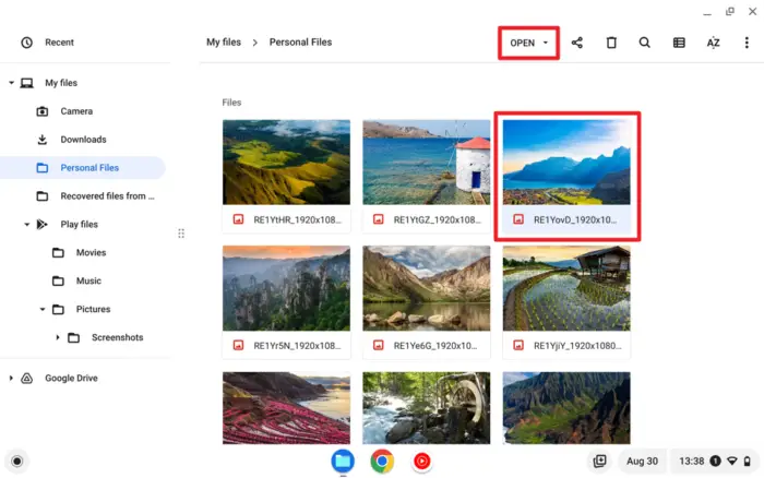 Screenshot 2022 08 30 13.39.00 - How to Delete Images on Chromebook to Free Up Space 17