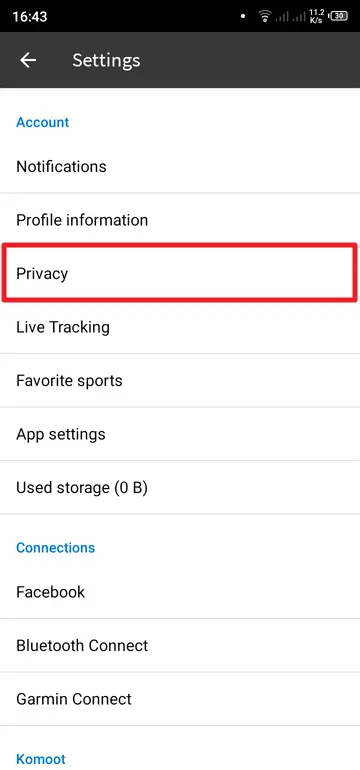 Screenshot 20220823 164301 - How to Hide Your Home Address on Komoot Activities 9