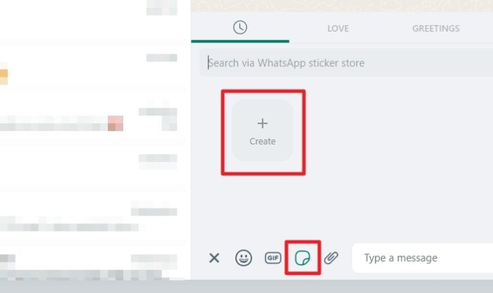 create 1 - How to Send Your Photo as a Sticker on WhatsApp 11