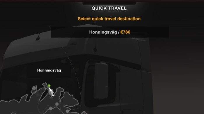 select city - How to Perform Quick Travel in Euro Truck Simulator 2 7