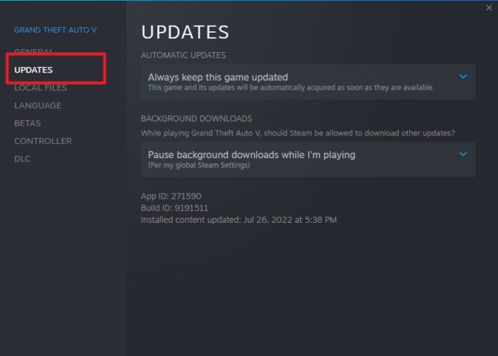 updates - 3 Ways to Stop Steam Games from Updating 29