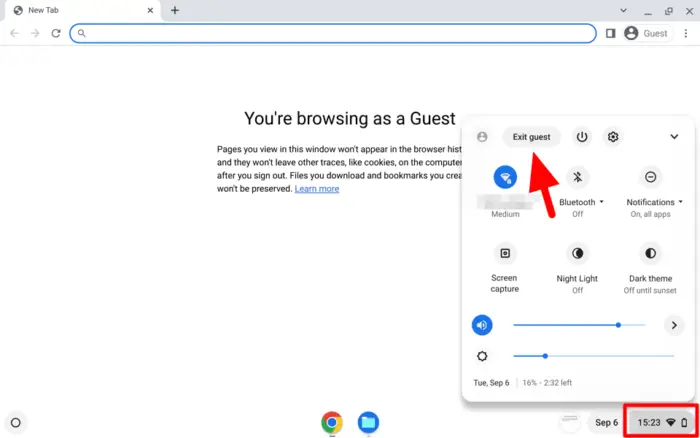 Screenshot 2022 09 06 3.23.23 PM - How to Go Incognito Mode on Chromebook 21