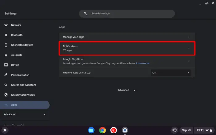 Screenshot 2022 09 29 13.41.21 - How to Manage Notifications on Chromebook 11