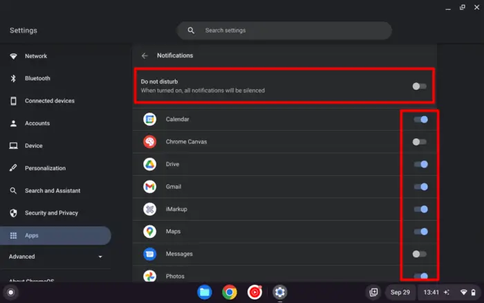 Screenshot 2022 09 29 13.41.40 - How to Manage Notifications on Chromebook 13