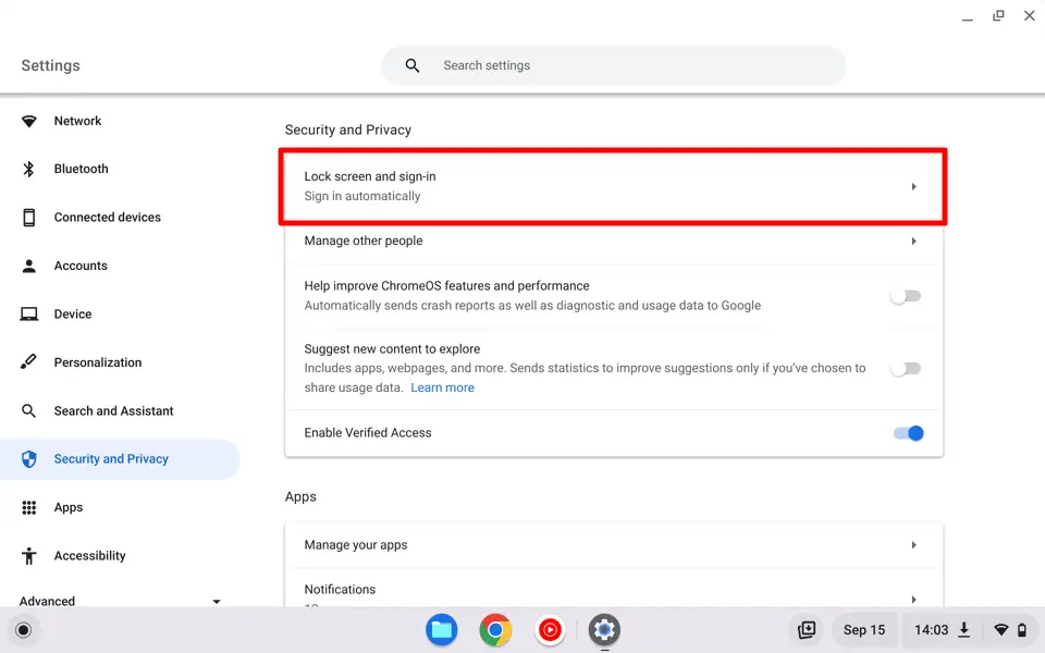 How to Enable Login with 6Digit PIN on Chromebook