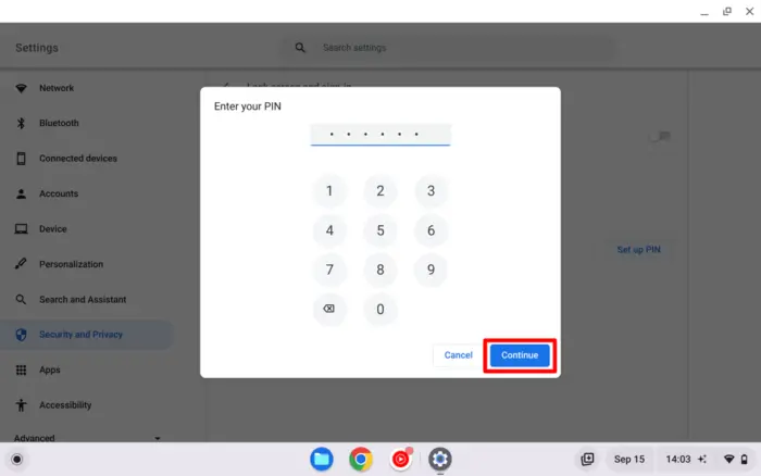chromebook pin 7 - How to Enable Login with 6-Digit PIN on Chromebook 17