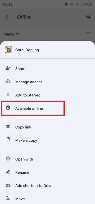 Screenshot 20221027 081231 - How to Access Google Drive Files Offline on PC & Mobile 21