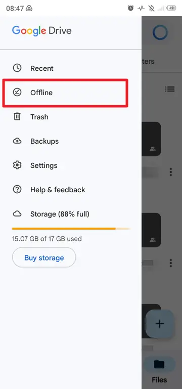 Screenshot 20221027 084736 - How to Access Google Drive Files Offline on PC & Mobile 17