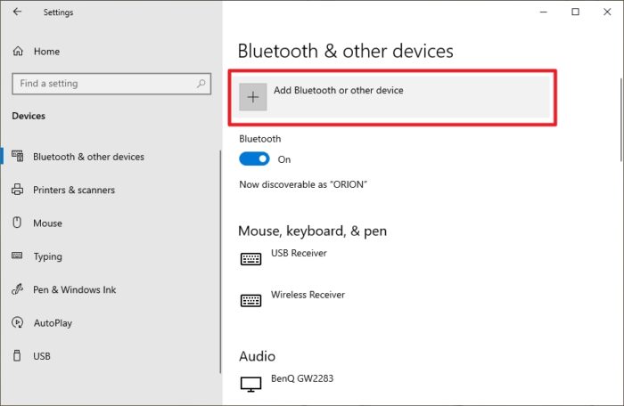 add bluetooth or other deivce - How to Turn on Bluetooth on Windows 10 PC or Laptop 31