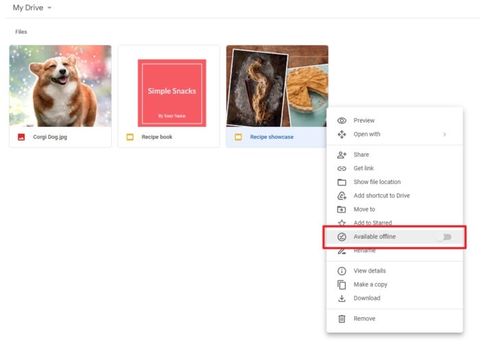 available offline - How to Access Google Drive Files Offline on PC & Mobile 37
