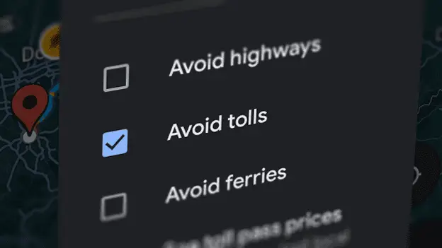 How to Avoid Toll Roads from Your Google Maps Route