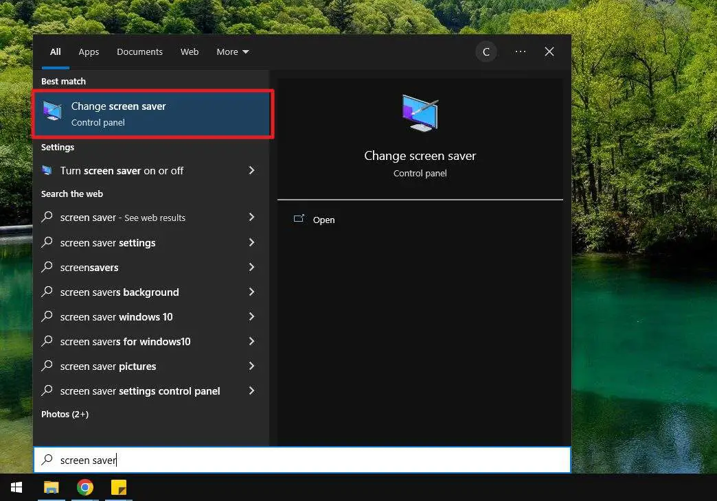 How to Enable Screen Saver in Windows 10 Computer