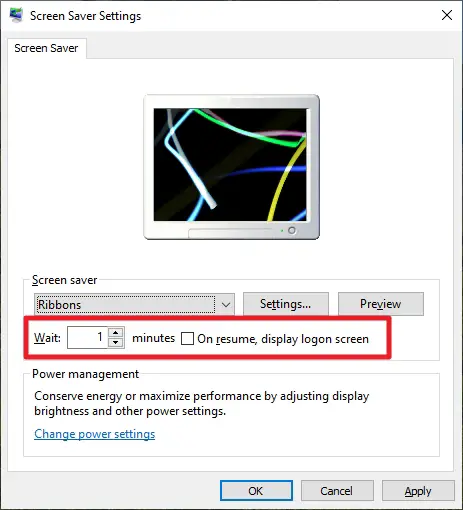 wait - How to Enable Screen Saver in Windows 10 Computer 13