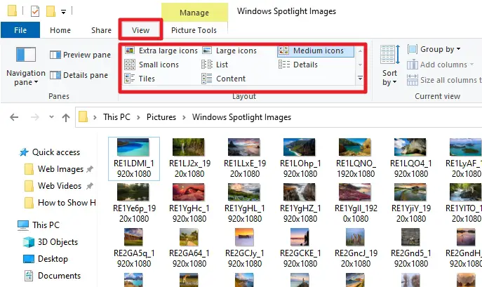 select icon size - How to Change the Icon Size in Windows 10 in Three Steps 13