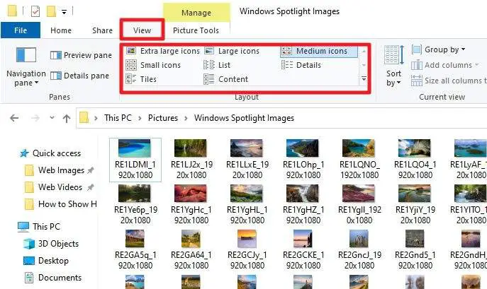 select icon size - How to Change the Icon Size in Windows 10 in Three Steps 13