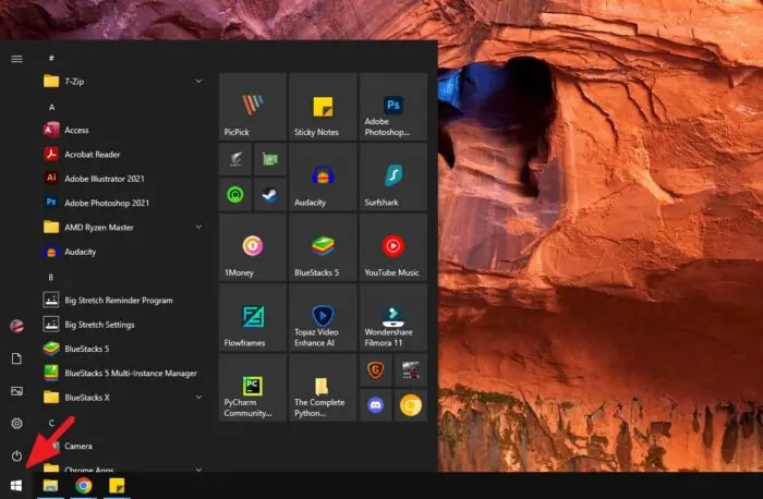 start menu - How to Change the Icon Size in Windows 10 in Three Steps 17