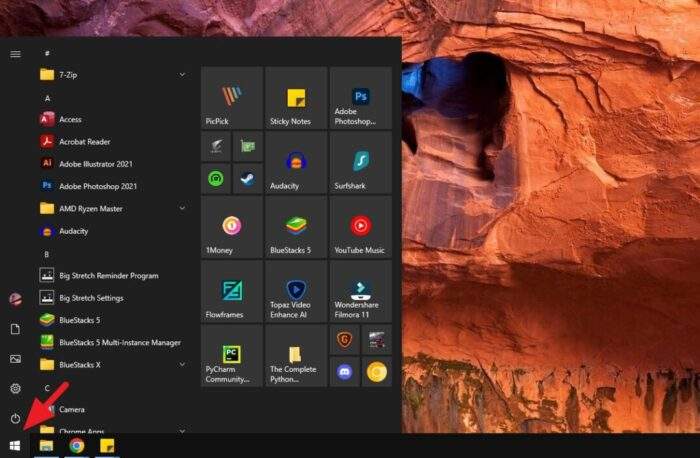 start menu - How to Change the Icon Size in Windows 10 in Three Steps 17