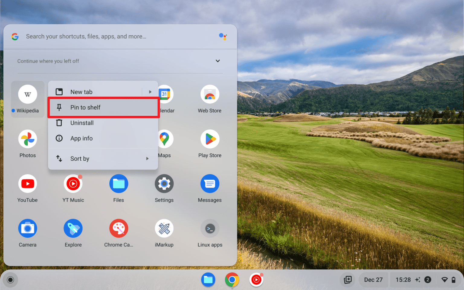 How to Put Icons on the Chromebook Desktop Screen?