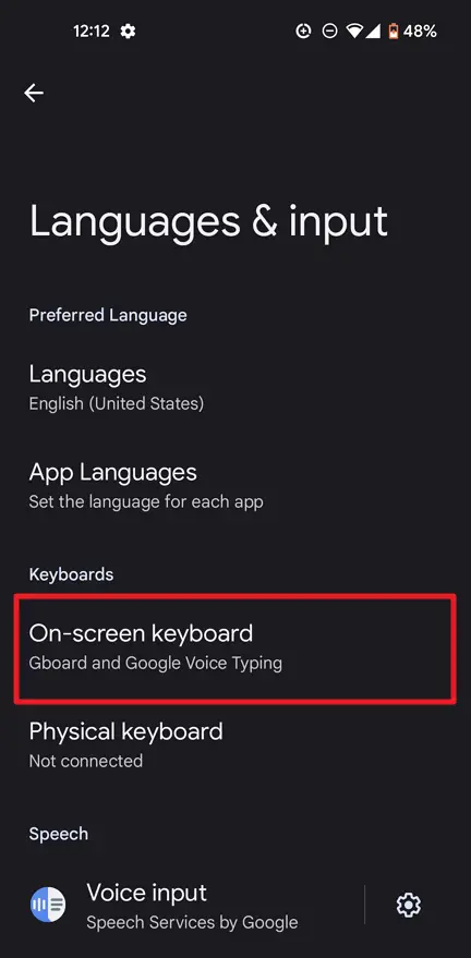 Screenshot 20221220 121244 - How to Change the Language in Android Keyboard (Gboard) 11