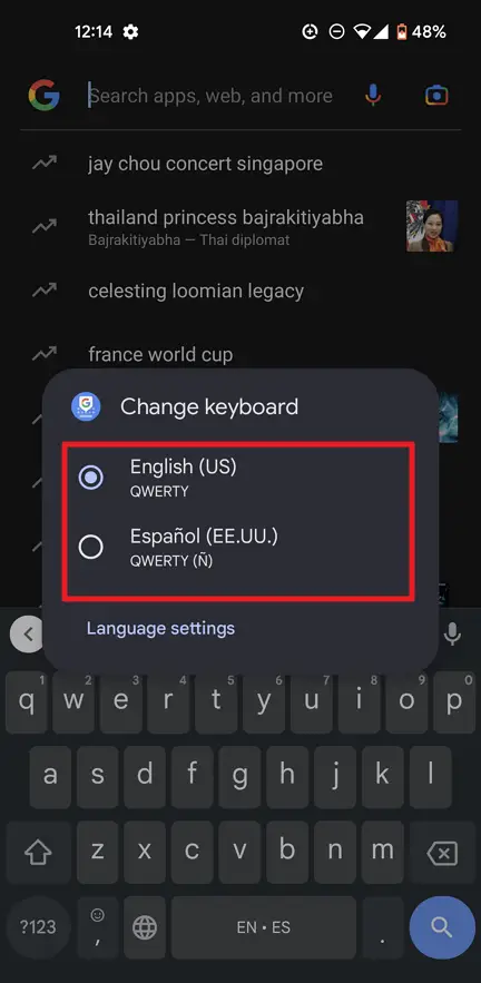 Screenshot 20221220 121443 - How to Change the Language in Android Keyboard (Gboard) 27