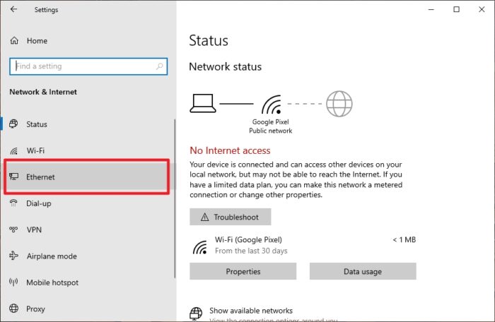 ethernet - How to Fix Android Mobile Hotspot Not Working on Windows 10 19