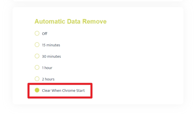 clear when start - How to Auto Delete Chrome Browsing History - 2+1 Methods 17
