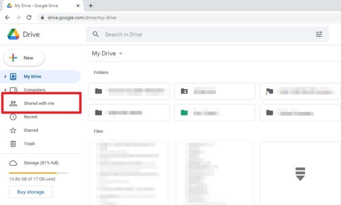shared with me - How to Delete "Shared with me" Files from Google Drive 5
