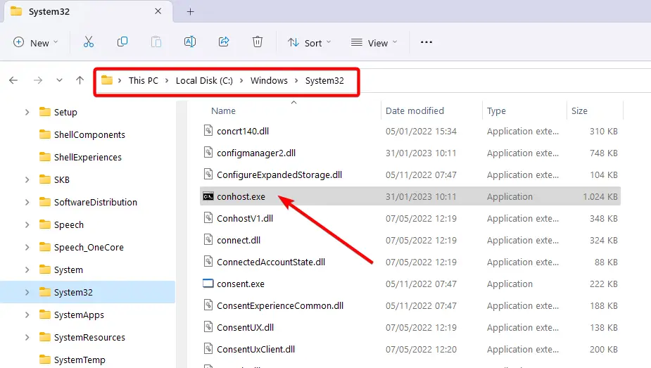 f2 1 - What is Conhost.exe and How to Check if it is Safe? 7