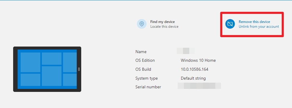 remove this device - How to Remove a Windows Device from Your Microsoft Account 9