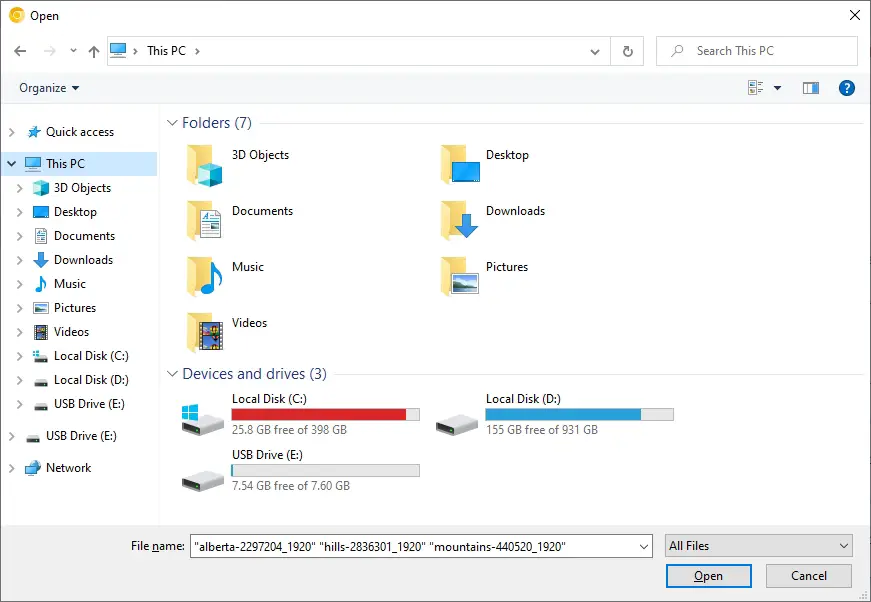this pc - How to Attach File from USB Drive to Email 14