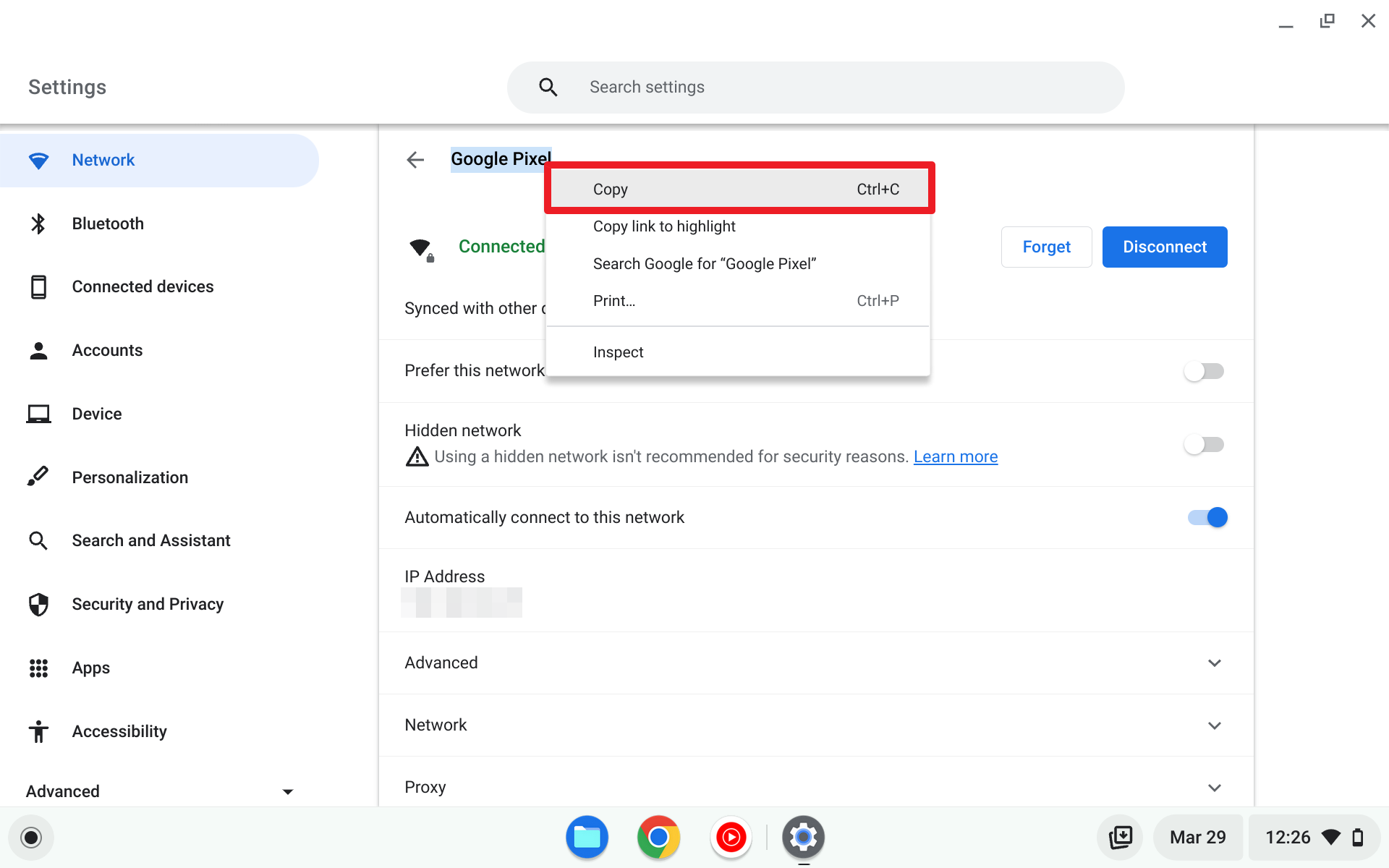 Screenshot 2023 03 29 12.26.08 - How to Find Saved WiFi Password on Chromebook, No Dev Mode 9