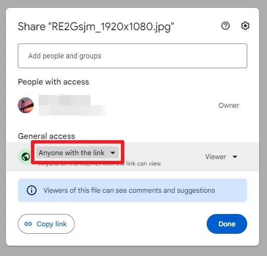 anyone with the link - How to Unshare Google Drive Files That You've Shared 17