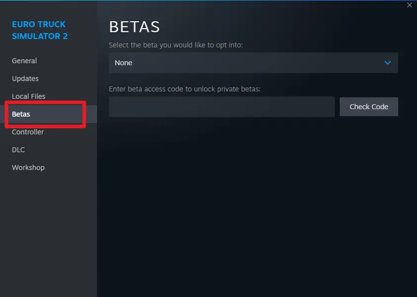 betas - How to Downgrade Euro Truck Simulator 2 Version on Steam 9