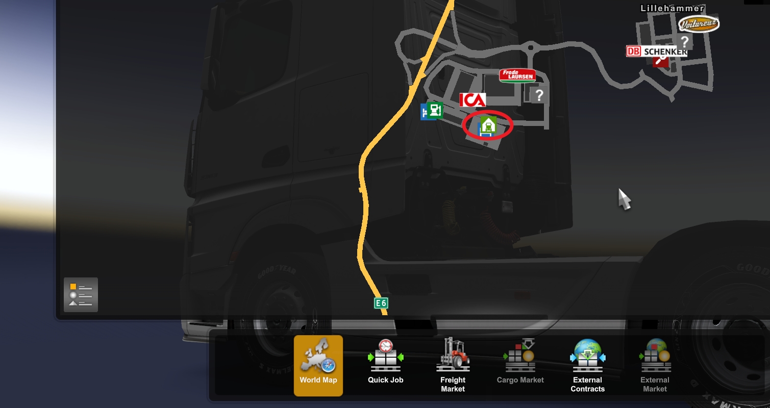 garage icon - How to Buy a New Garage in Euro Truck Simulator 2 15