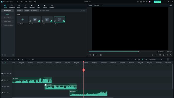 how to crossfade audio in filmora - How to Create Audio Crossfade Effect in Filmora 3