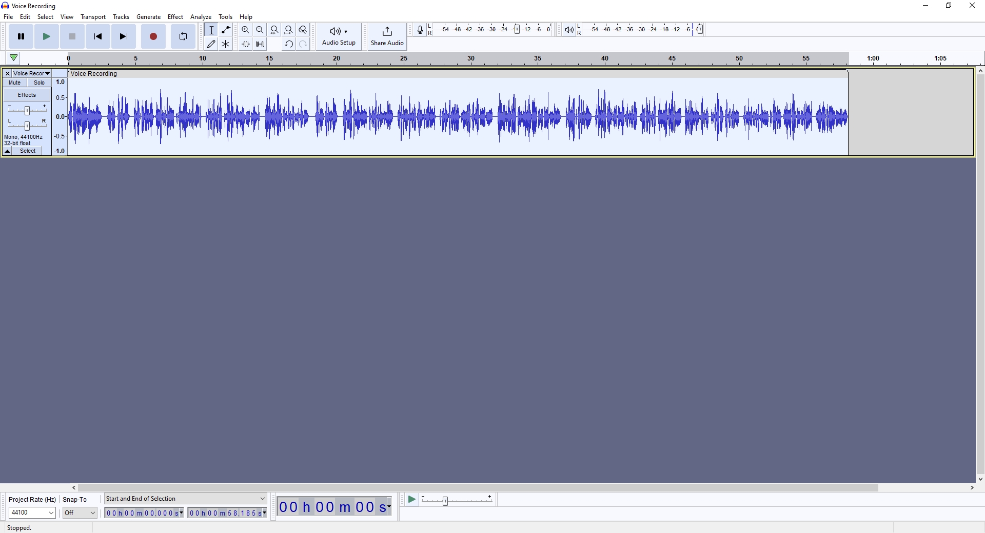 less than a minute - How to Speed Up Audio in Audacity Without Changing Pitch 17