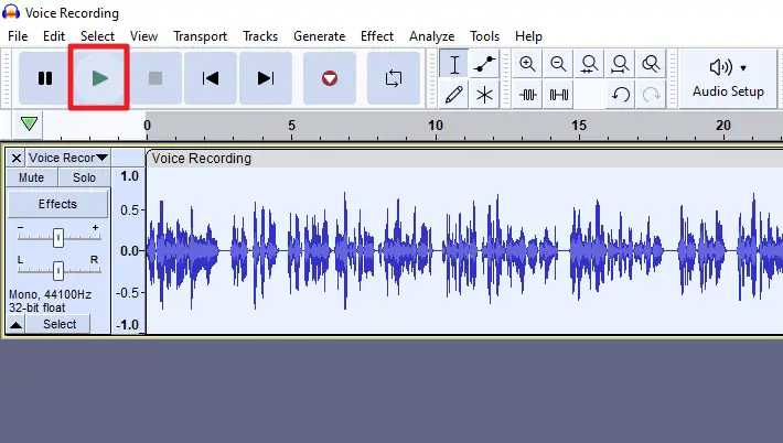 play audio - How to Speed Up Audio in Audacity Without Changing Pitch 19