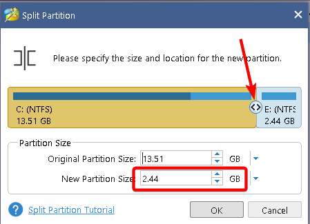 q14 - How to Split Disk Partition in Windows Without Erasing Data 23